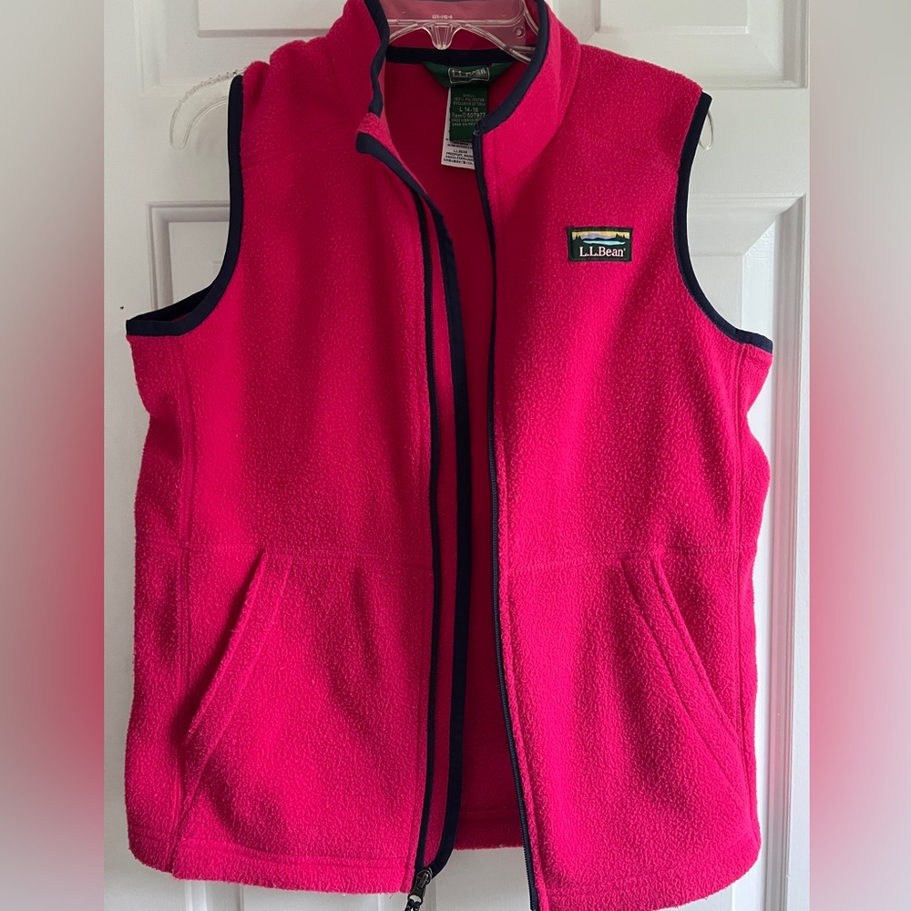 LLBean Big Kids Fleece Vest